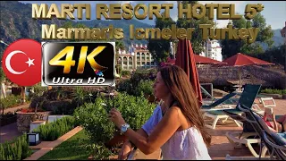 4k MARTI RESORT HOTEL 2022 MARMARIS ICMELER MUGLA TURKEY