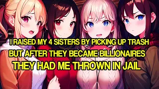 4 Billionaire Sisters I Raised By Picking Up Trash Threw Me In Jail With Their Own Hands