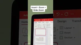 PowerPoint’s Slide Zoom in 30 sec 😱 #powerpoint #powerpointdesign #powerpointanimation #ppt