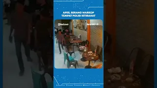 Kelompok Pemuda Serang Warkop Berisi Polisi, yang Diincar Juru Parkir, Ancam Petugas Pakai Busur