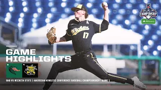 AAC Baseball Championship Presented by Regions - Game 1 UAB vs Wichita State (5/21/24)