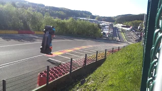 FIA WEC 2018 Spa Francorchamps Crash #17 BR Engineering BR1-AER Eau Rouge