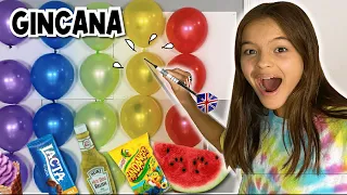 AS MELHORES GINCANAS DE COMIDA COLORIDA DA VIVI!! Compilação