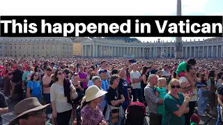 Rome Italy,  Here's what happened in Vatican City, Rome Vatican City October 2023 walk tour