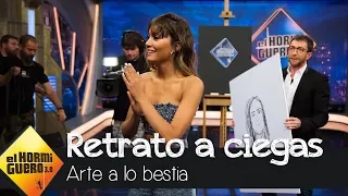 El espectacular retrato a ciegas de Aitana Ocaña - El Hormiguero 3.0