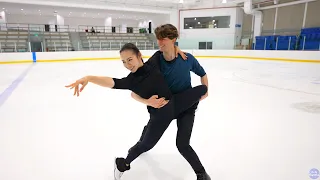 Misato Komatsubara/Timothy Koleto, 2022 Rhythm Dance: "Le Freak" (Japanese Ice Dancers)