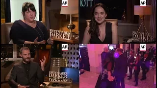 'Fifty Shades Darker' stars share favorite fan moments