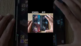 SD 865+ vs A11 Bionic PUBGM Test Best Phone in 2023 #shorts