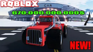 DESTROYING NEW JUGGERNAUT BIG BUD MEGA TRACTOR AND PLAYING DERBY ARENAS in ROBLOX CAR CRUSHERS 2