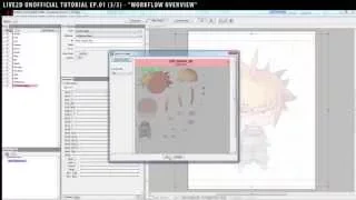 Live2D Cubism 2.0 tutorial (2015) - Ep.01 (3/3) "The Workflow"