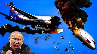 13 Minutes Ago! Russian IL-96 Plane Carrying Russian President and Ministers Explodes in the Air