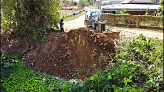 First Start New Project!! Bulldozer CAT D3C Making Road Enteir road to people’s houses 20 meters