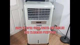 HOW TO DISMANTEL, DETACH, OPEN YOUR IWATA AIR COOLER FOR CLEANING PURPOSES #IwataAirCooler