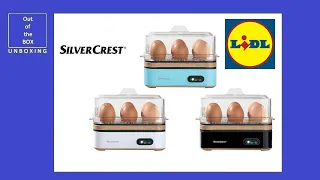 SilverCrest Egg Cooker SEKH 400 A1 UNBOXING (Lidl 400W 6 eggs soft medium hard)