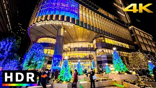 Christmas in Downtown Tokyo // 4K HDR