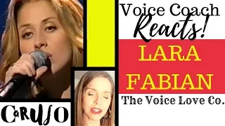 Voice Coach Reacts | Lara Fabian | CARUSO | Christi Bovee