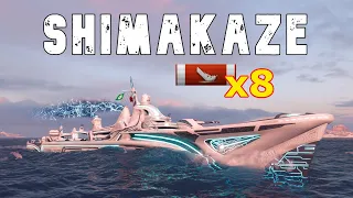 World of WarShips Shimakaze - 8 Kills