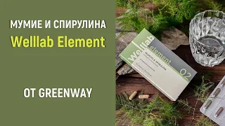 Комплекс  Welllab Element мумиё - спирулина от Greenway