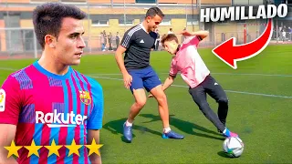 ¿CONSEGUIRÉ REGATEAR al DEFENSA del FC BARCELONA? *ERIC GARCÍA HUMILLA a MINIBUYER*