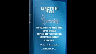 KB Music Night featuring the Blue Worship book