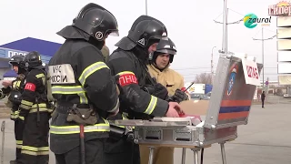 Пожар в мебельном центре. В Кургане эвакуировали посетителей «ГиперСити»