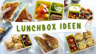 5 leckere Rezepte für die Brotdose | Lunchbox  Ideen fürs Frühstück/Snacks | Lunch Rezepte (deutsch)
