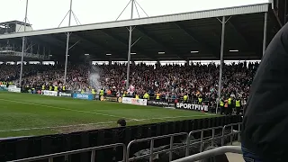 Derby county fans away to Blackpool 30/4/2022