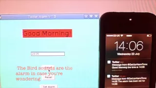 Raspberry Pi - Twitter Alarm Clock!