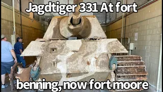 The metal beast at fort benning now fort Moore | jagdtiger 331 | armor and cavalry museum