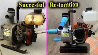 Restoration/ Mini Water Pump Restoration /Water Pump KOSHIN LTD,SEG-25E  of Japan / 2 Stroke Engine