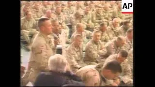 Disrguntled soldier complains to Rumsfeld