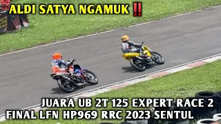 ALDI SATYA NGAMUK‼️JUARA UB 2T 125 EXPERT RACE 2 FINAL LFN HP969 ROAD RACE CHAMPIONSHIP 2023 SENTUL