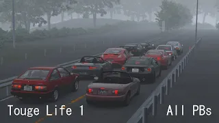 Touge Life 1 in Every Car (All PBs from 03/2023 to 09/2023)