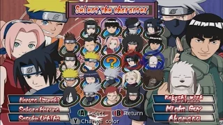 Naruto: Clash of Ninja 2 Opening and All Characters [GameCube]