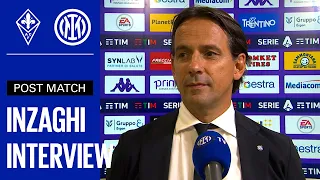 FIORENTINA 1-3 INTER | SIMONE INZAGHI EXCLUSIVE INTERVIEW [SUB ENG] 🎙️⚫🔵