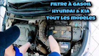 Hyundai Accent, comment changer le filtre à gasoil