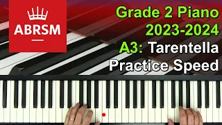 ABRSM 2023 / 2024 - Grade 2 Piano Exam - A3 Tarantella