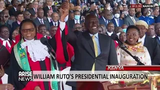 WILLIAM RUTO'S PRESIDENTIAL INAUGURATION