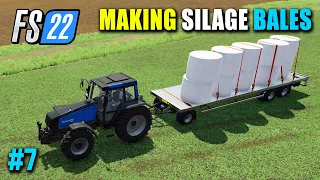 Farming Simulator 22 | FS22 | Silage Bales | Windrower | Baler | Planting Soybeans | Part 7