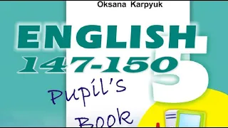 Карпюк 5 Тема 4 Урок 1 Speaking Сторінки 147-150 ✔Відеоурок