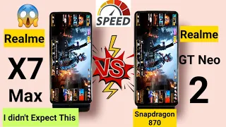 Realme GT Neo 2 vs Realme X7 Max Speedtest Comparison Which Opens COD Faster 🤔🤷‍♂️🔥