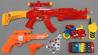 Realistic AK47 Toy Gun  Many Colored Toys Equipment from Box of Toys