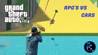 GTA V | Bowling Rpg's Vs Cars Fun Gameplay