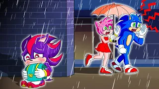 Baby Sonic please come back home | Sad story but happy ending | Sonic Cartoon Official