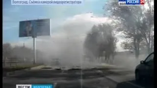 Теракт в россии Видео с регистратора в момент взрыва  Волгоград  21 10 2013  Rossiya 24