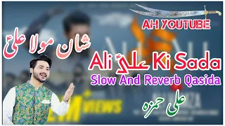 Ali Ali ki Sada | Slow And Reverb Qasida | Ali Hamza Qasida 2024 New Version | Ya Ali (a.s)