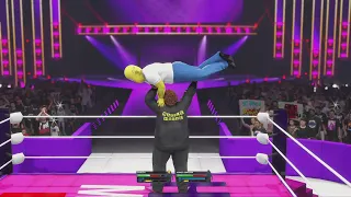 WWE 2K24 10 man mothers Day side rumble