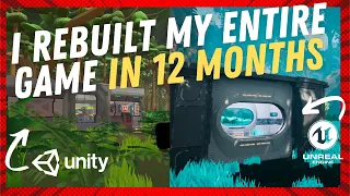 I Rebuilt My Entire Game In 12 Months | Unity to Unreal - Project Canopy