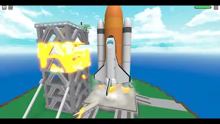 Rocket Launch On Fire! - Natural Survival Disaster (RBLX)