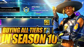 Unlocking All Tiers In Season 10 Battle Pass (Apex Legends Season 10 Emergence)